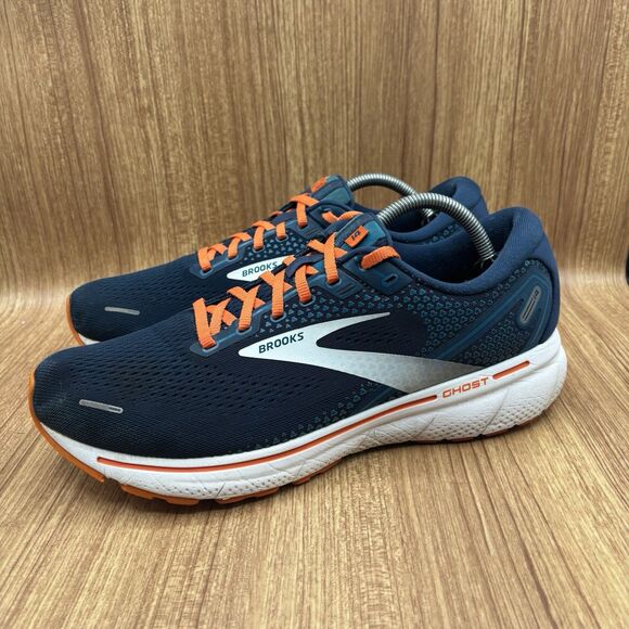 Brooks Ghost 14 Titan Teal Flame Running Shoes Men’s Size 11 D Sneakers - Picture 4 of 9